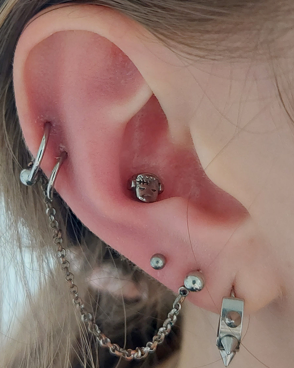 Steel Frankenstein Threaded Attachment