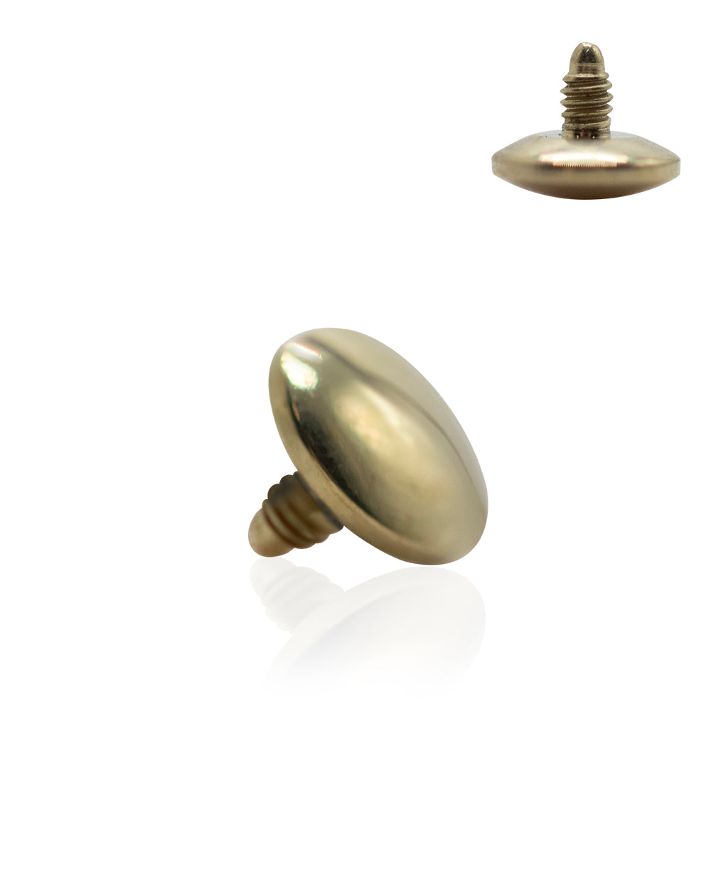 14G Zircon Titanium Disc Dermal Top