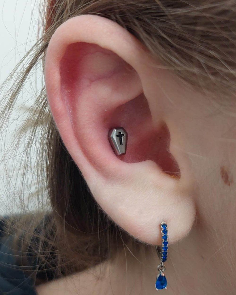Steel Coffin Threaded Attachment