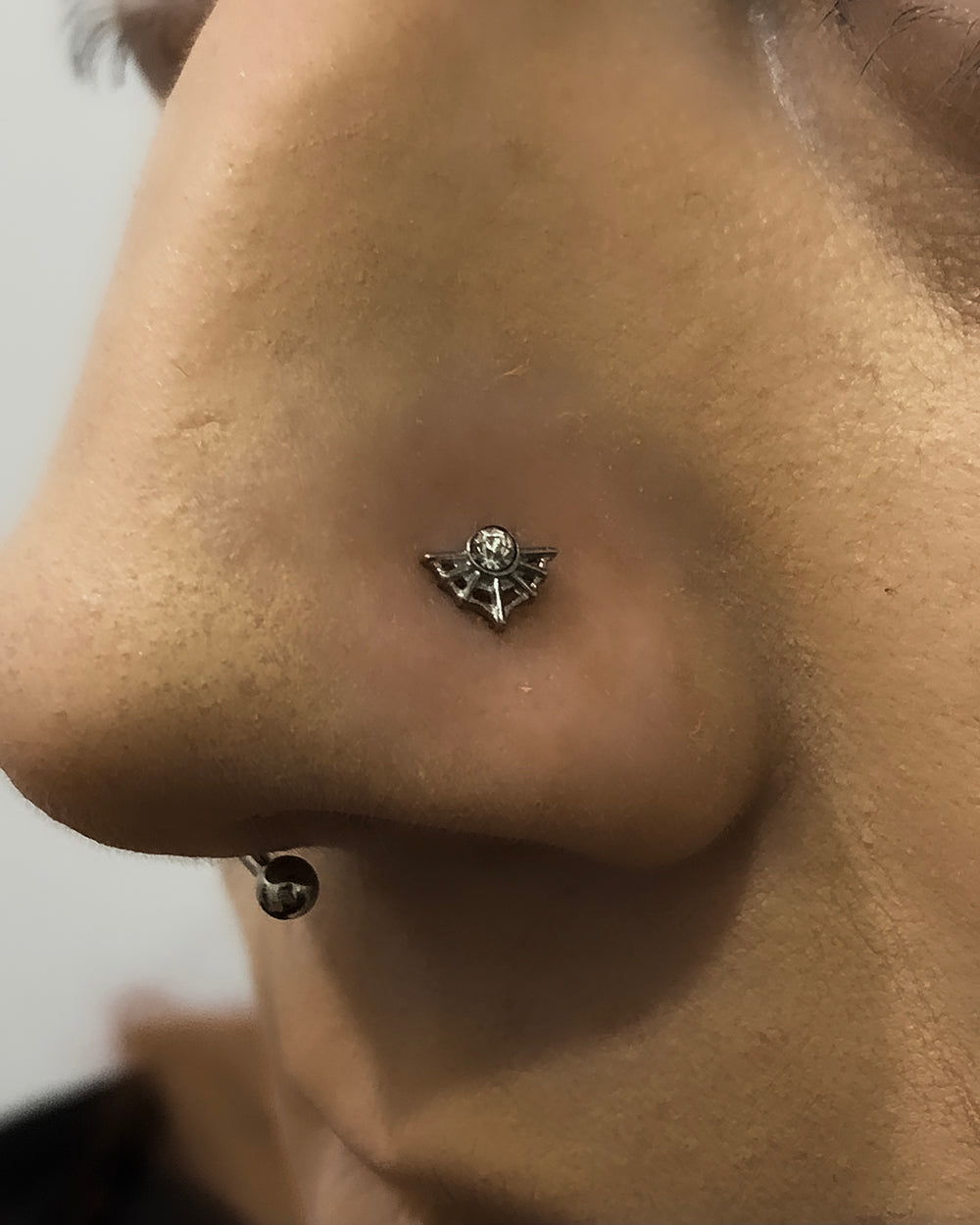 Crystal Cobweb Internally Threaded Attachment