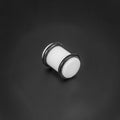 White Plug With O Rings