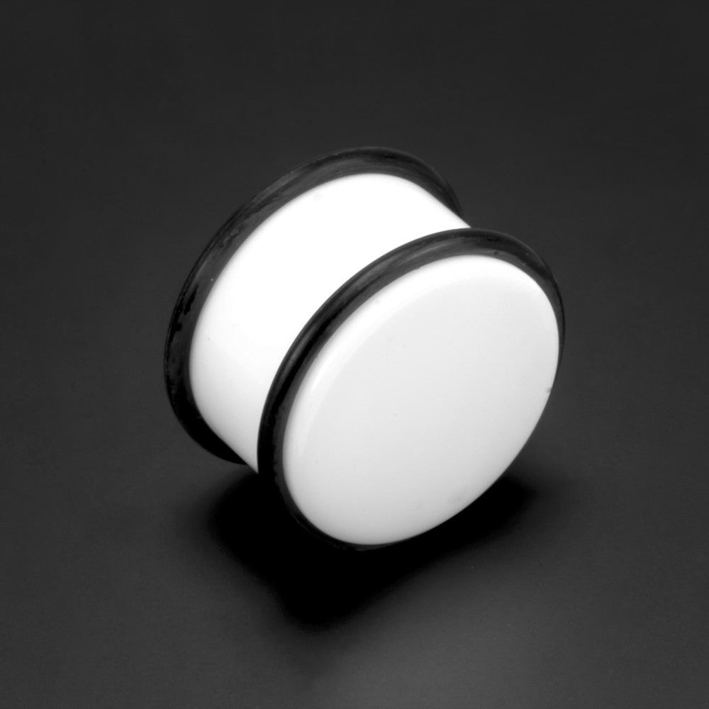 White Plug With O Rings