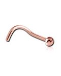 18 Gauge | Rose Gold Ball Nose Stud