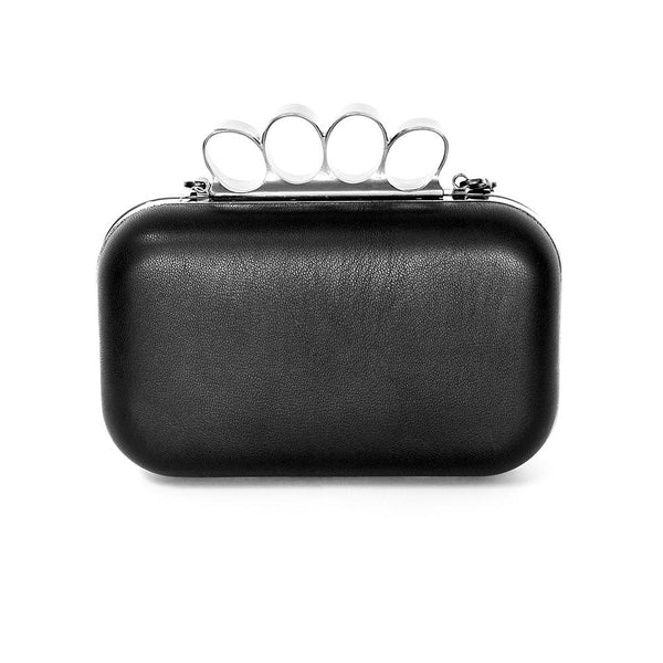 Black Knuckle Duster Clutch