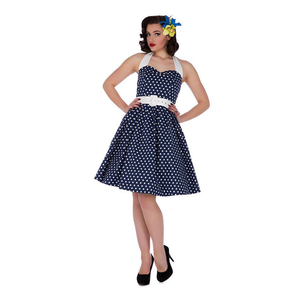 DOLLY & DOTTY | NAVY BLUE POLKA SOPHIE DRESS