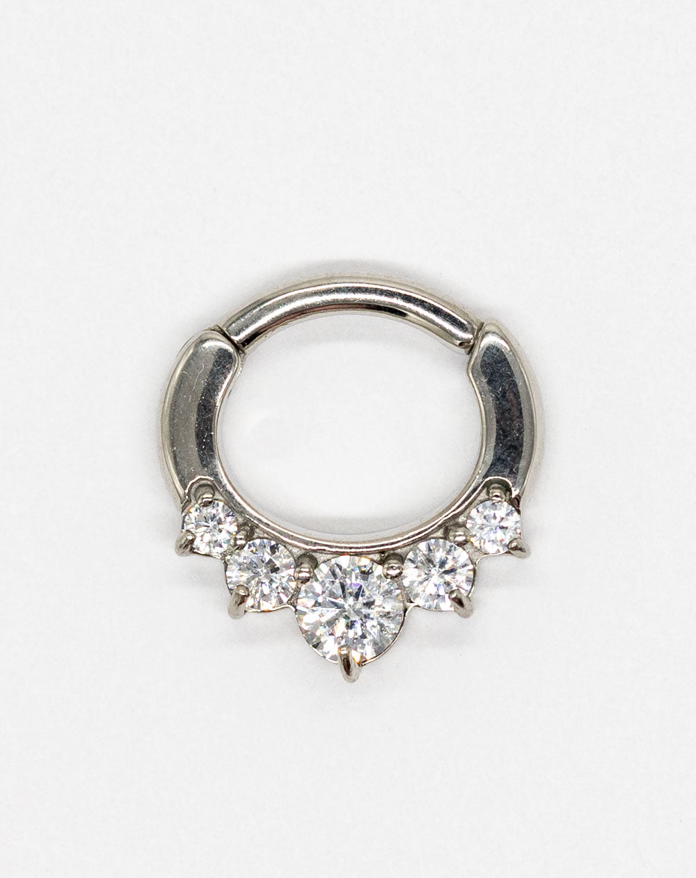 16 Gauge | 6mm Crystal Princess Septum Clicker
