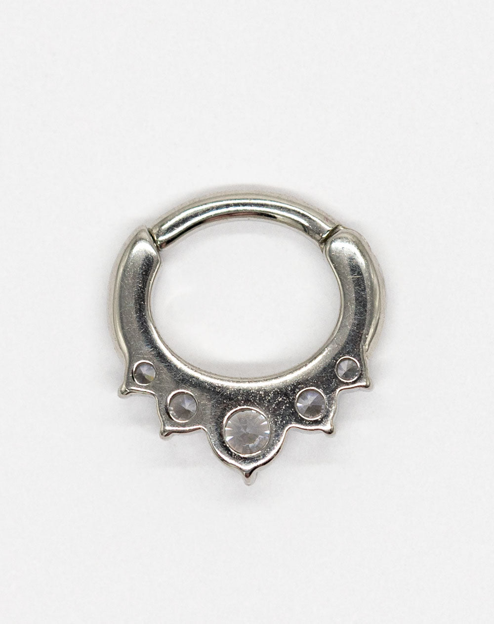 16 Gauge | 6mm Crystal Princess Septum Clicker