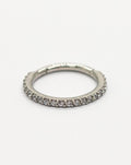 Crystal Halo Hinged Ring