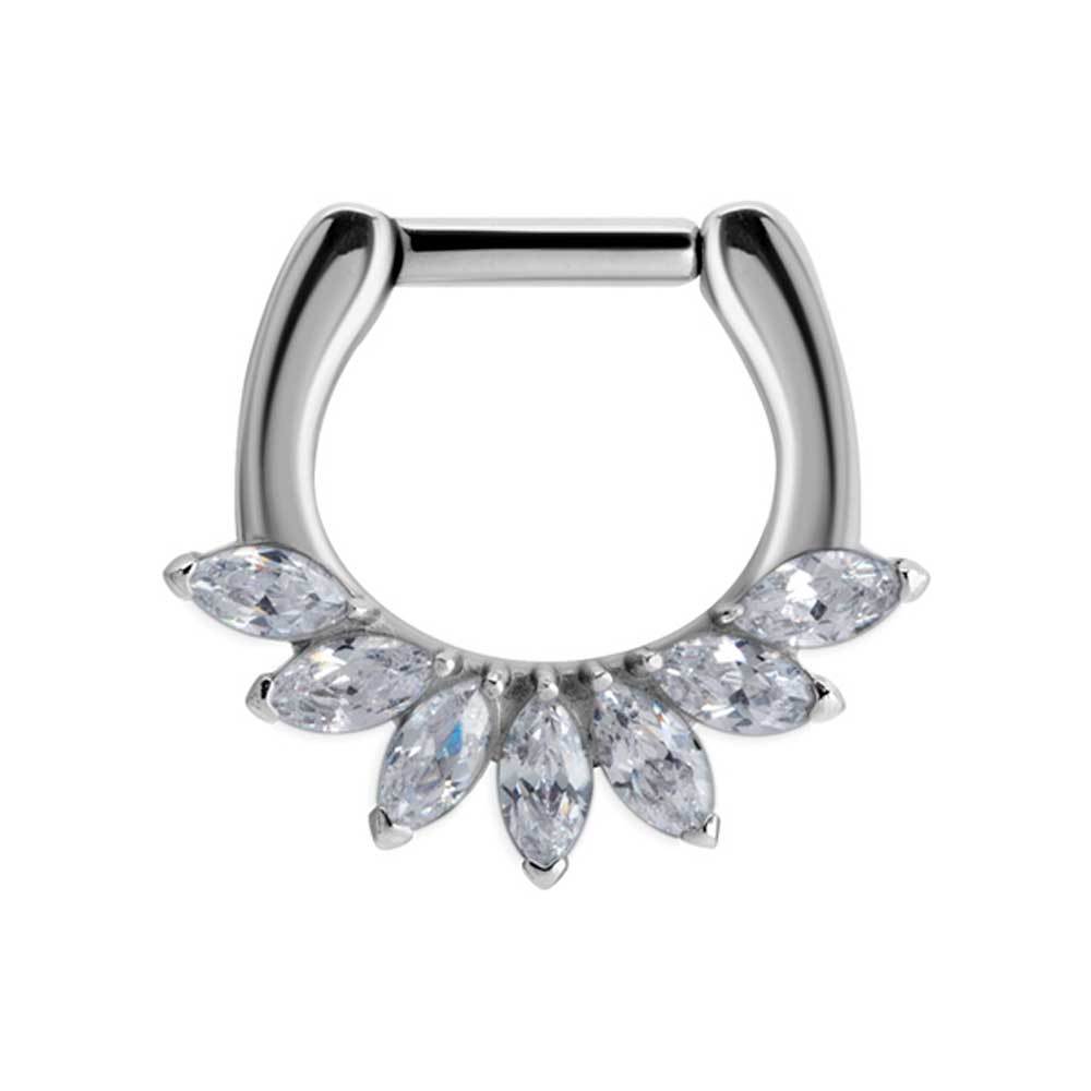 16 Gauge | Marquise Septum Clicker [6mm]