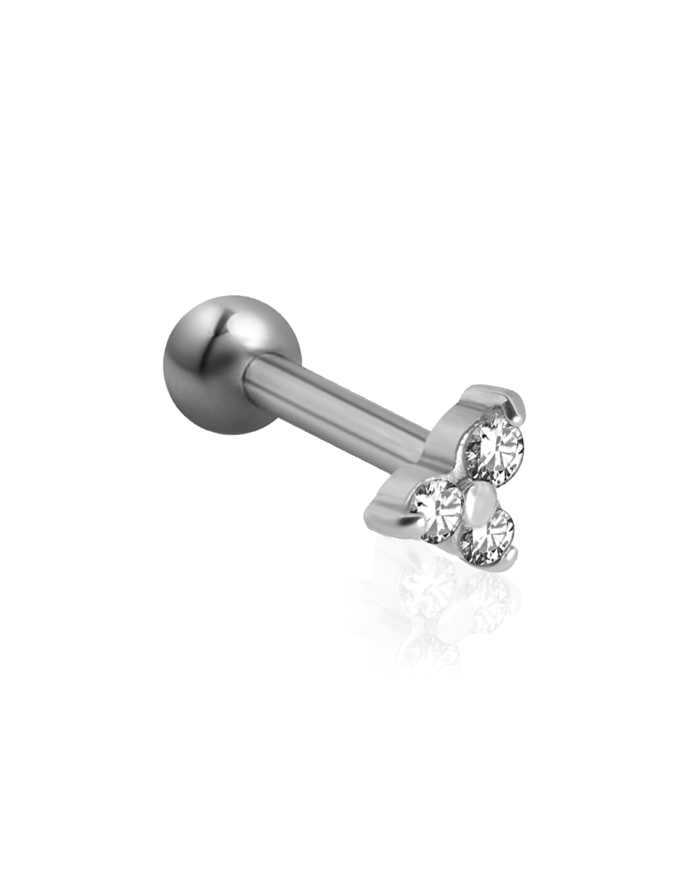 Trinity Jewelled Barbell