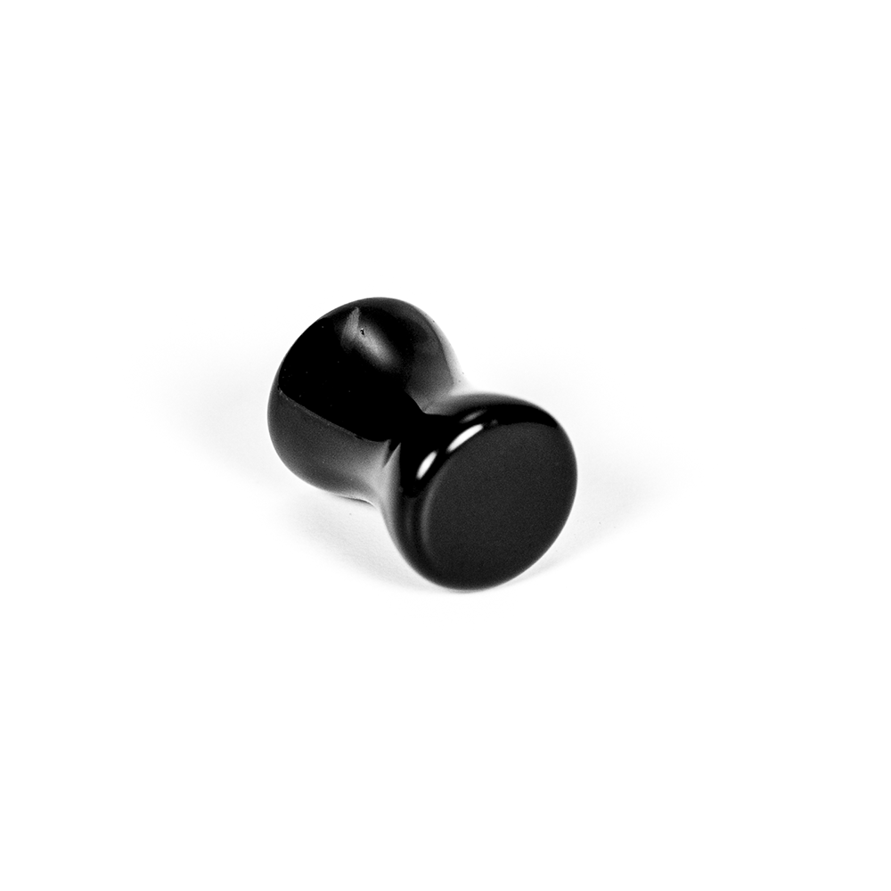 Black Obsidian Double Flared Stone Plug | Punktured