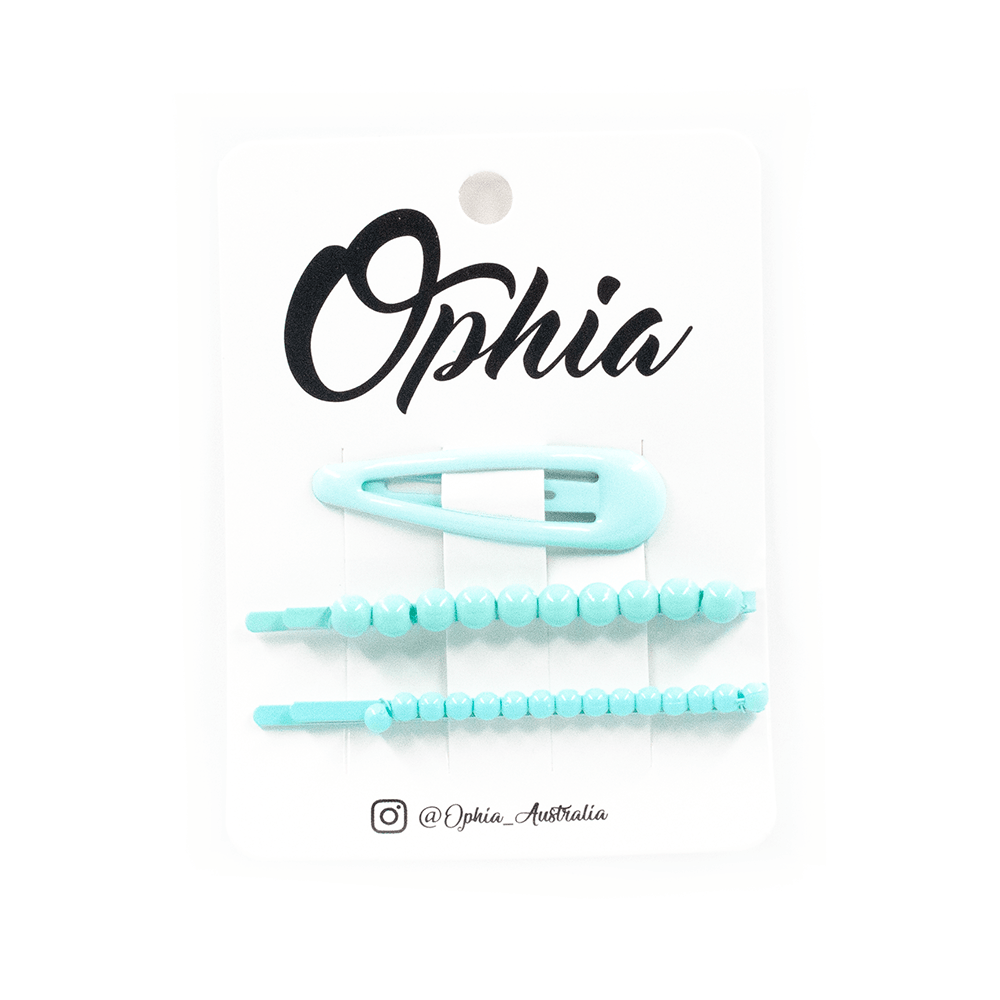 Baby Blue 3 Pack Clips