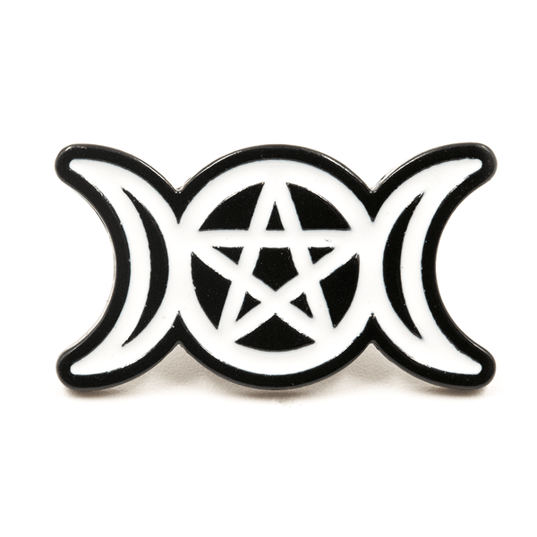 A Witchy Moon Enamel Pin