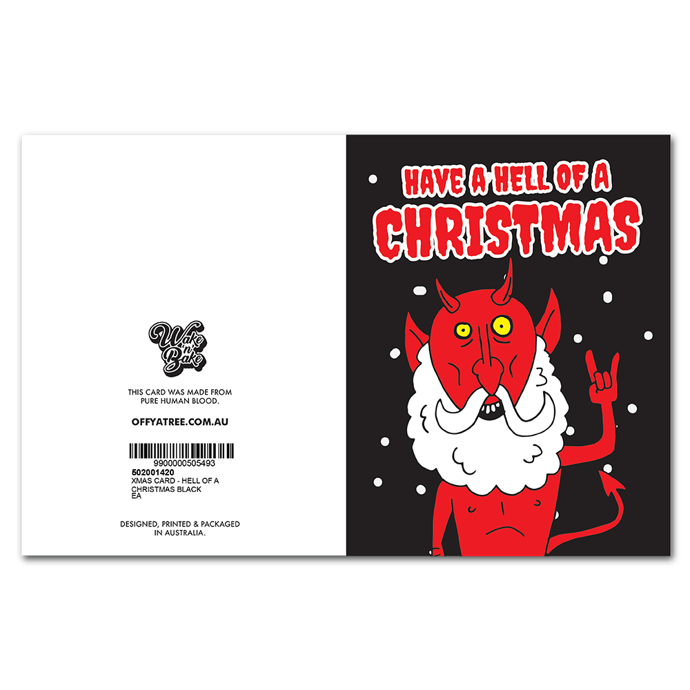WAKE 'N' BAKE | HELL OF A CHRISTMAS XMAS GREETING CARD