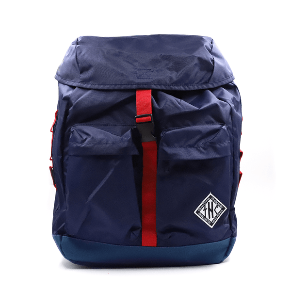Backpack - Folded Drawstring Backpack Blue Thc