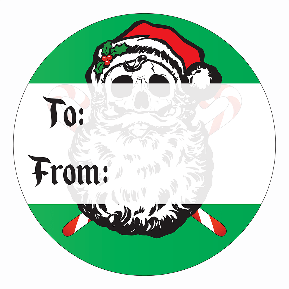 WAKE 'N' BAKE | 24 PACK OF TATTOO XMAS STICKERS
