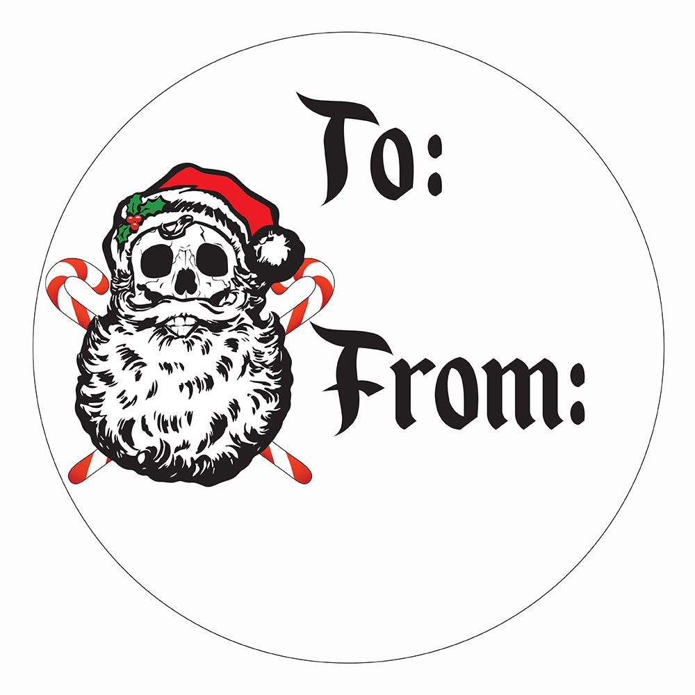 WAKE 'N' BAKE | 24 PACK OF TATTOO XMAS STICKERS