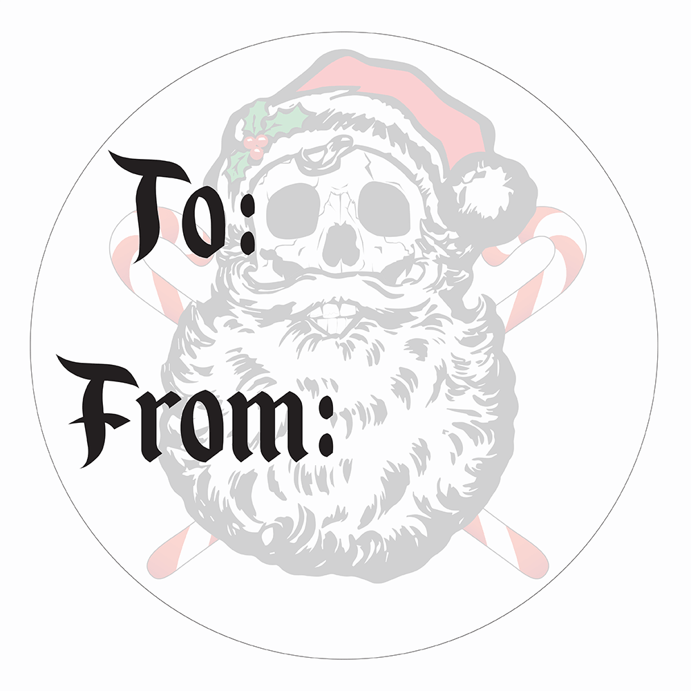 WAKE 'N' BAKE | 24 PACK OF TATTOO XMAS STICKERS