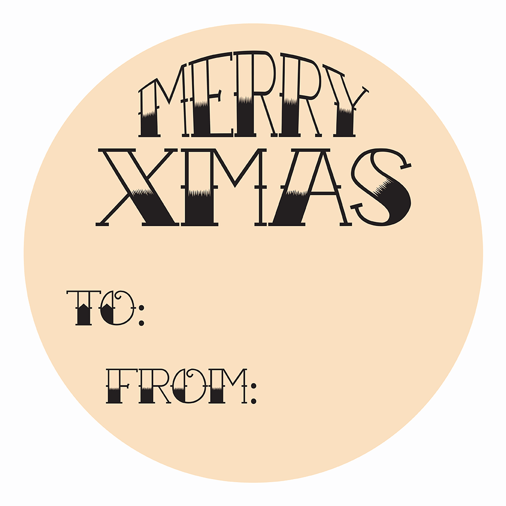 WAKE 'N' BAKE | 24 PACK OF TATTOO XMAS STICKERS
