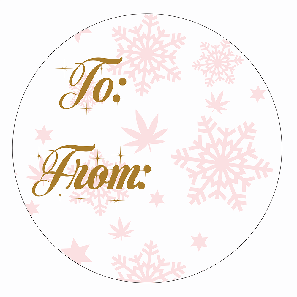 WAKE 'N' BAKE | 24 PACK OF 420 XMAS STICKERS