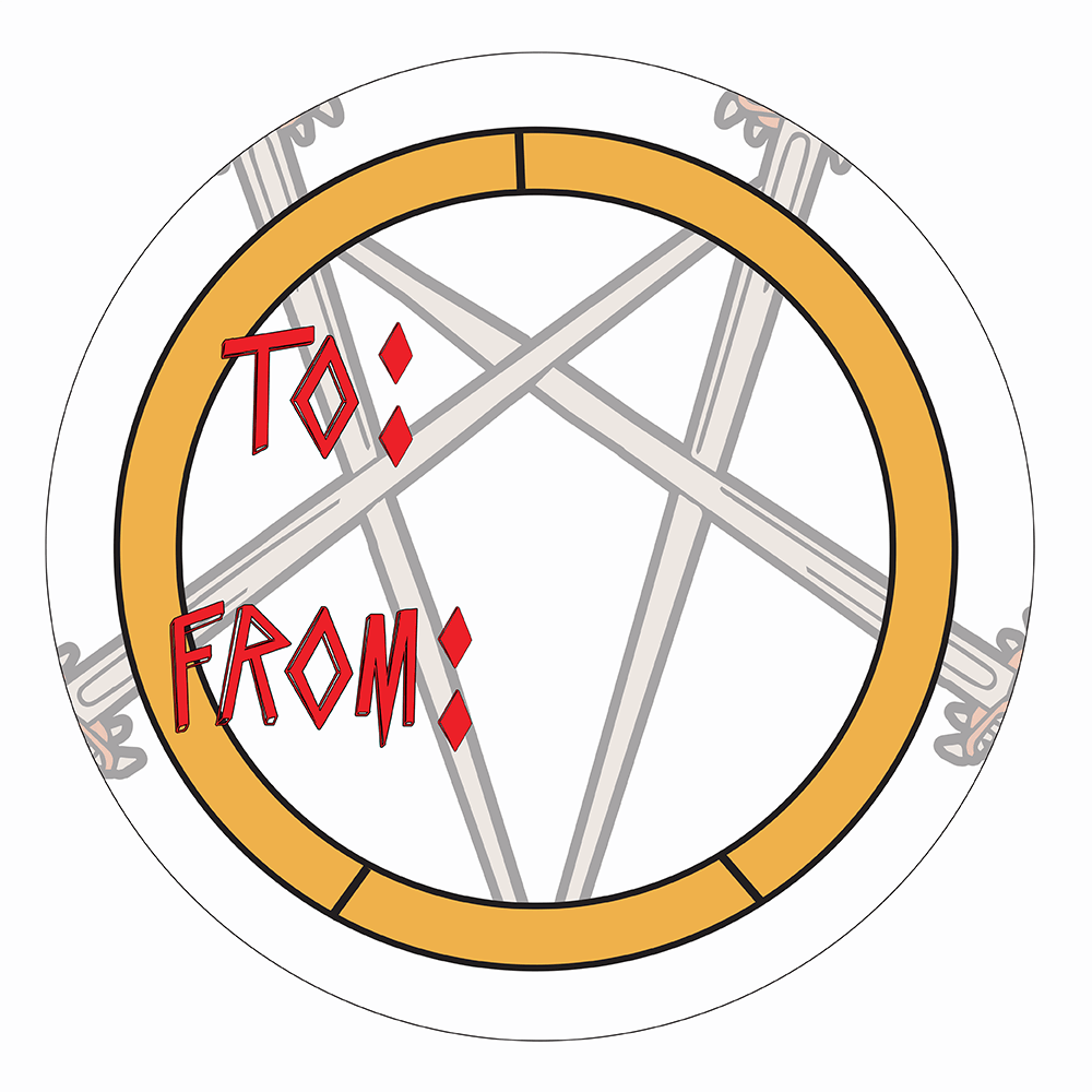 WAKE 'N' BAKE | 24 PACK OF SATANIC XMAS STICKERS