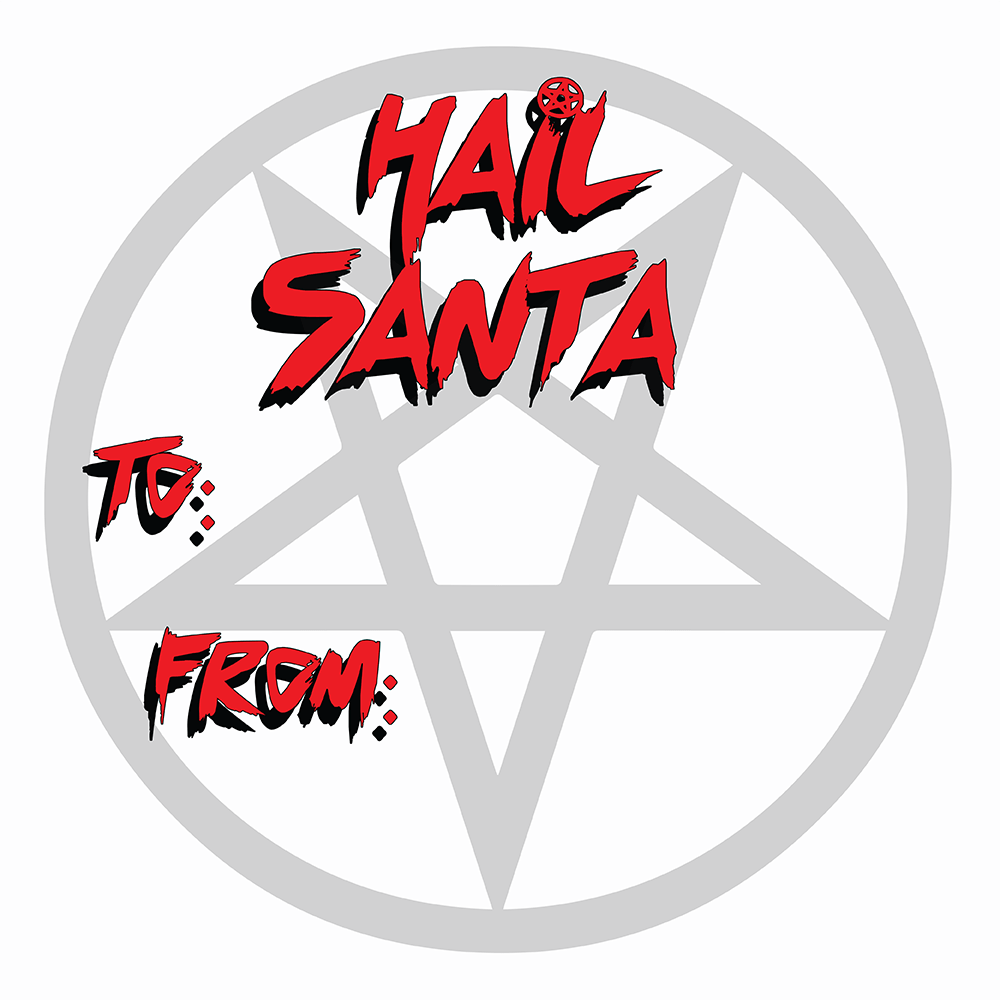 WAKE 'N' BAKE | 24 PACK OF SATANIC XMAS STICKERS