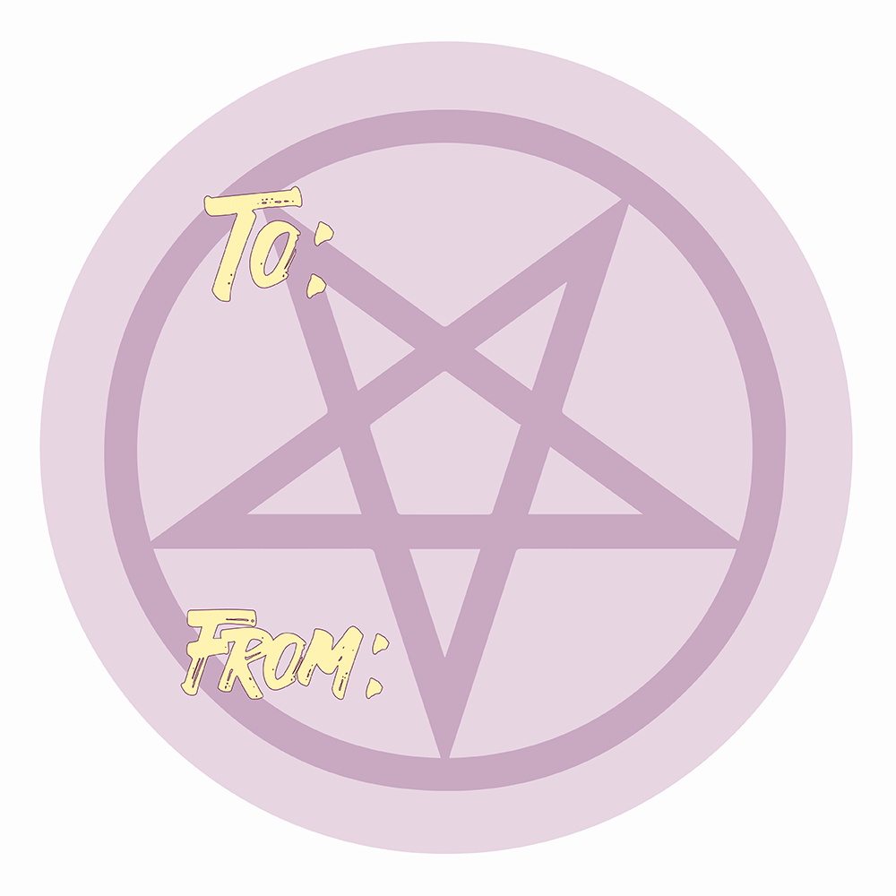 WAKE 'N' BAKE | 24 PACK OF SATANIC XMAS STICKERS