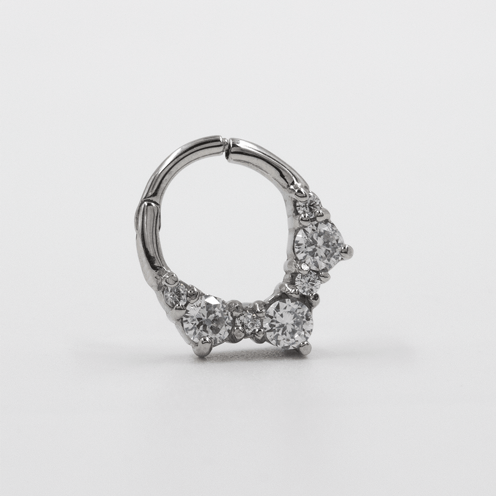 16 Gauge | 8mm 7 Cz Hinged Septum Clicker
