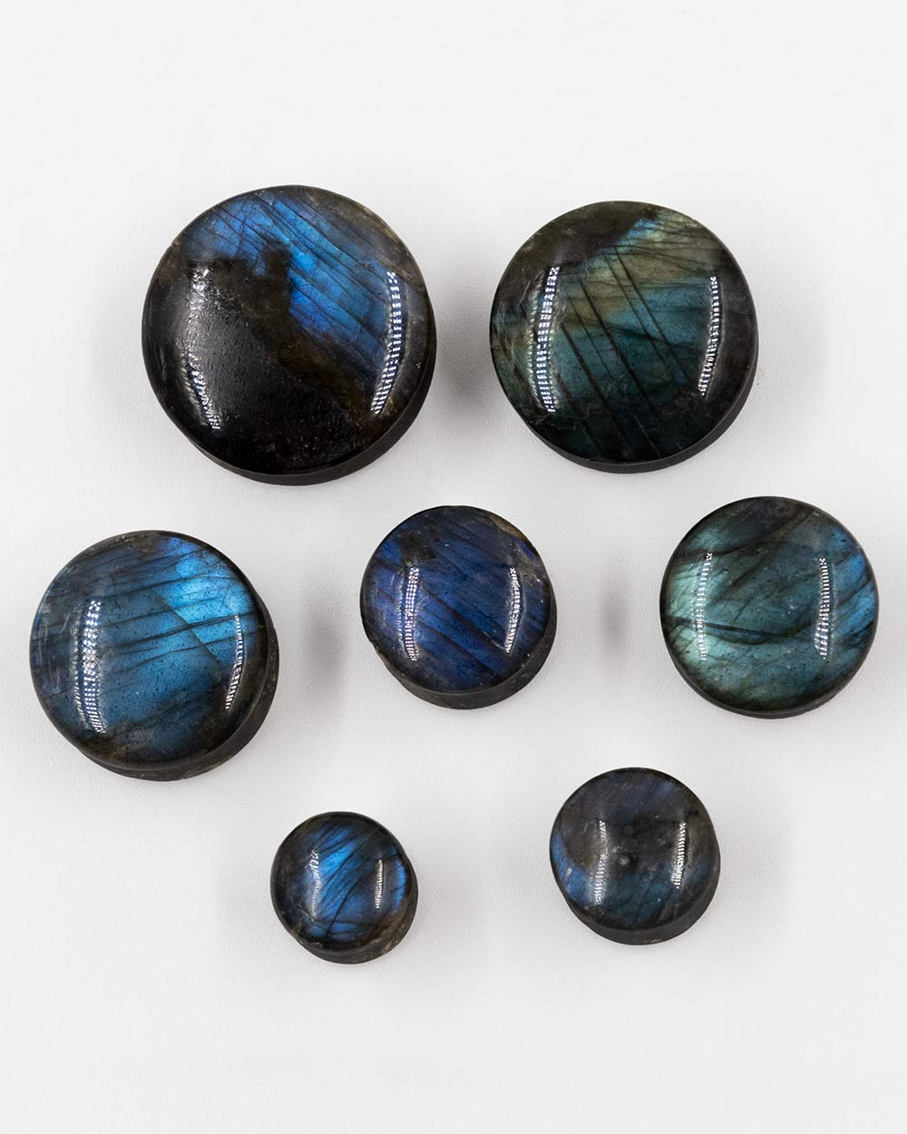 Labradorite Double Flared Stone Plug