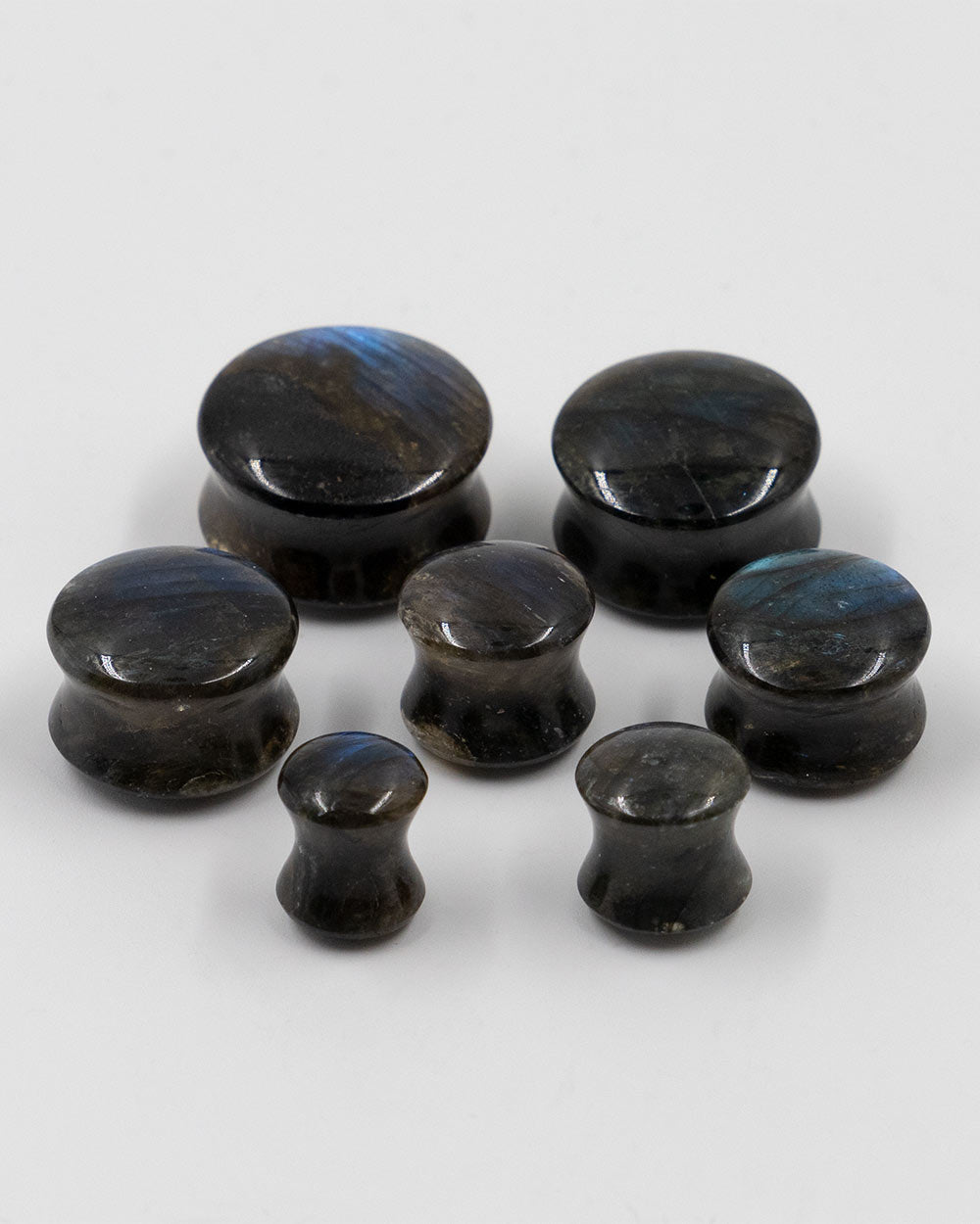 Labradorite Double Flared Stone Plug