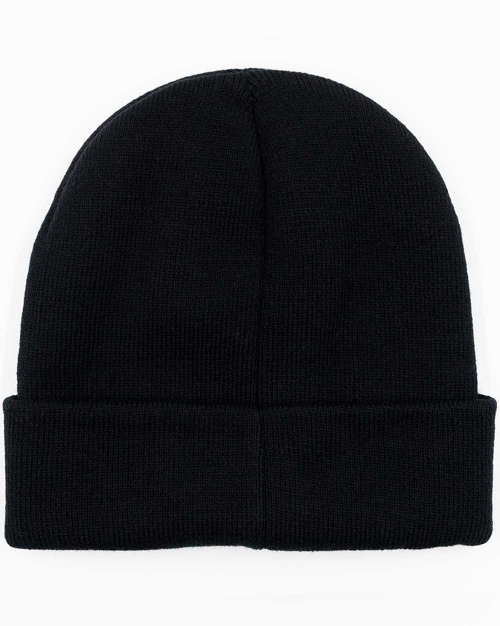 Rainbow Heart Black Beanie