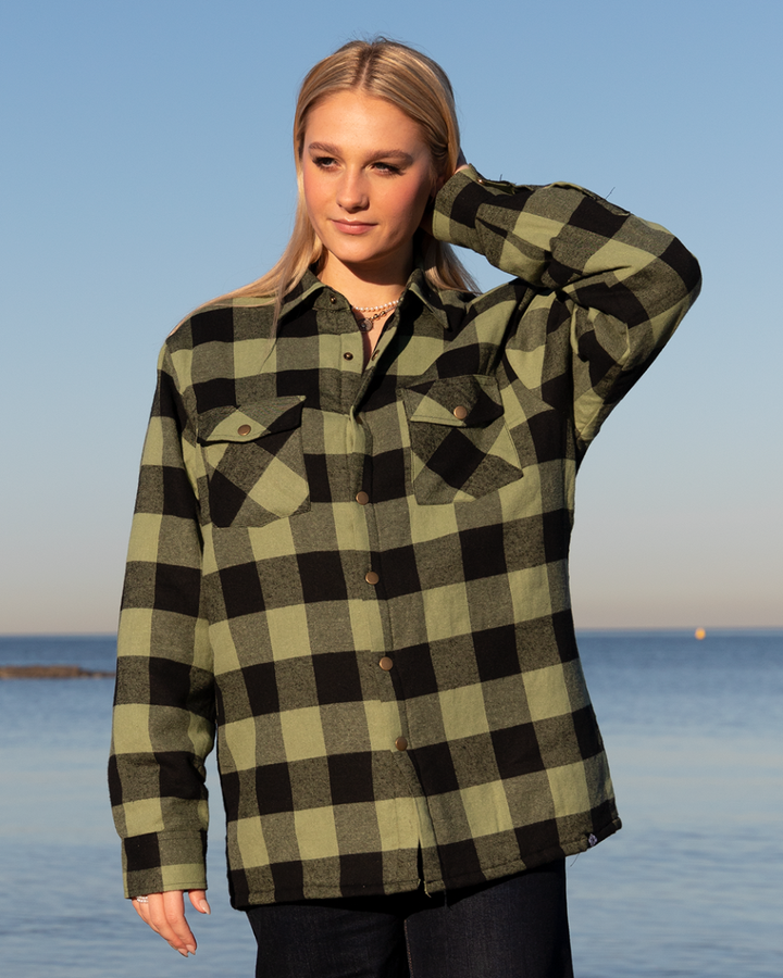 Green 2025 flannel jacket