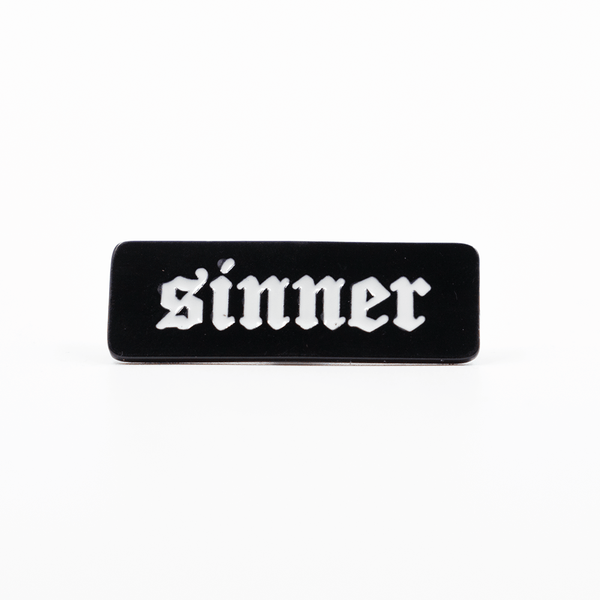 Sinner Enamel Pin