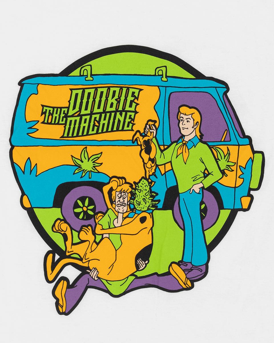 Doobie Machine White T-Shirt