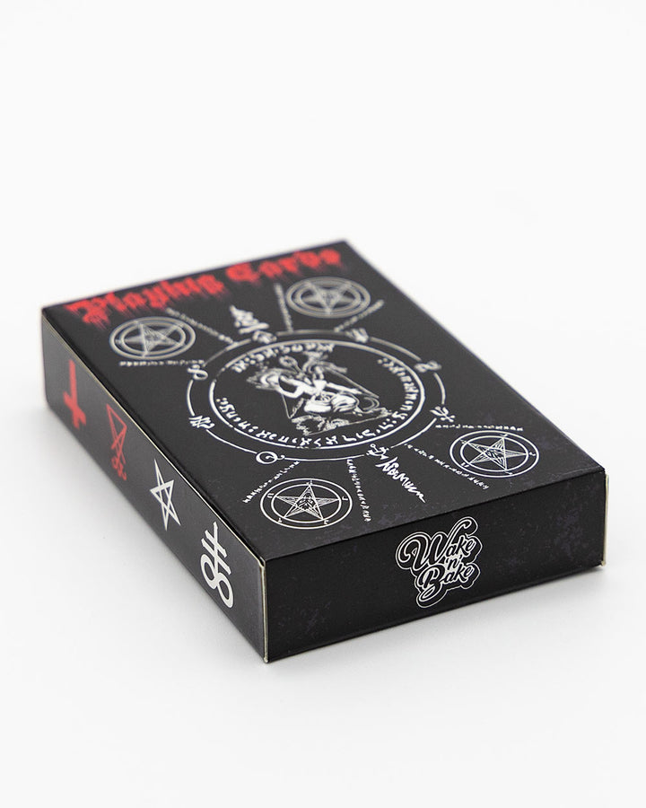 Playing Cards Satanic Wake N Bake | The Bong Shop Australia – Off Ya Tree