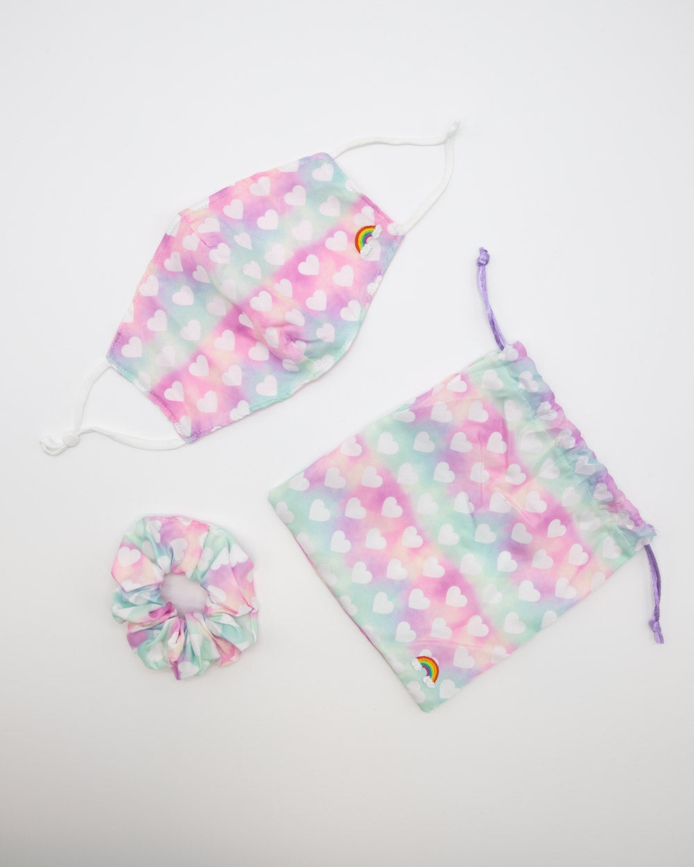Over The Rainbow Mask & Scrunchie Pack