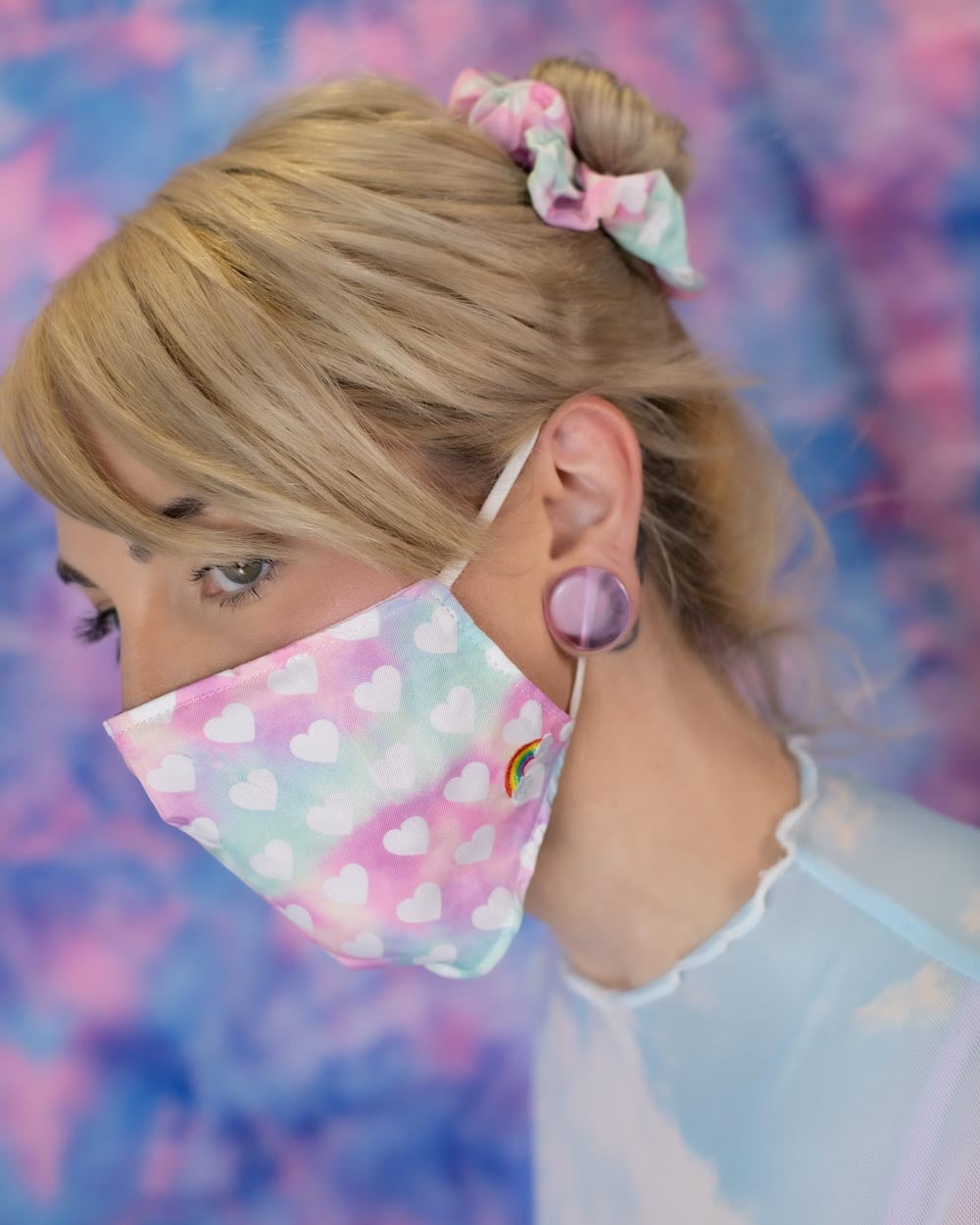 Over The Rainbow Mask & Scrunchie Pack