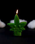 Mr Cute Leaf Candle