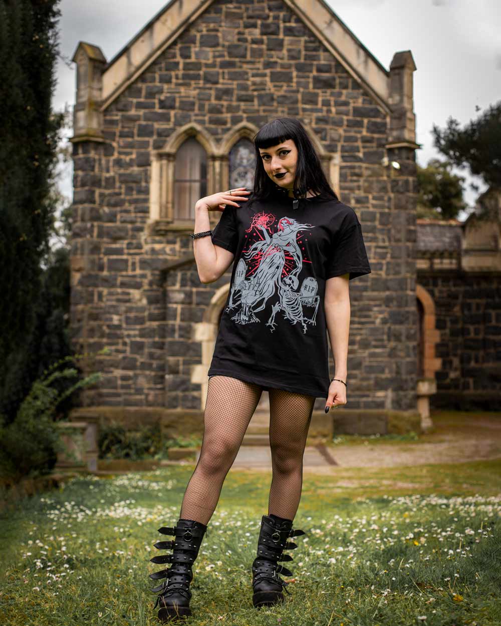 Necromancy Queen Oversized Tee
