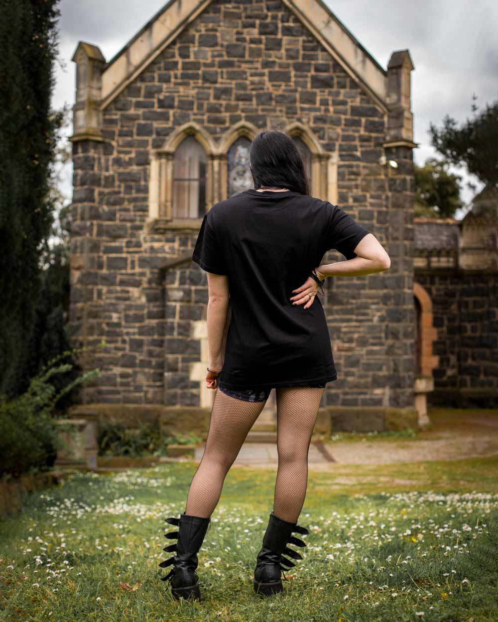Necromancy Queen Oversized Tee
