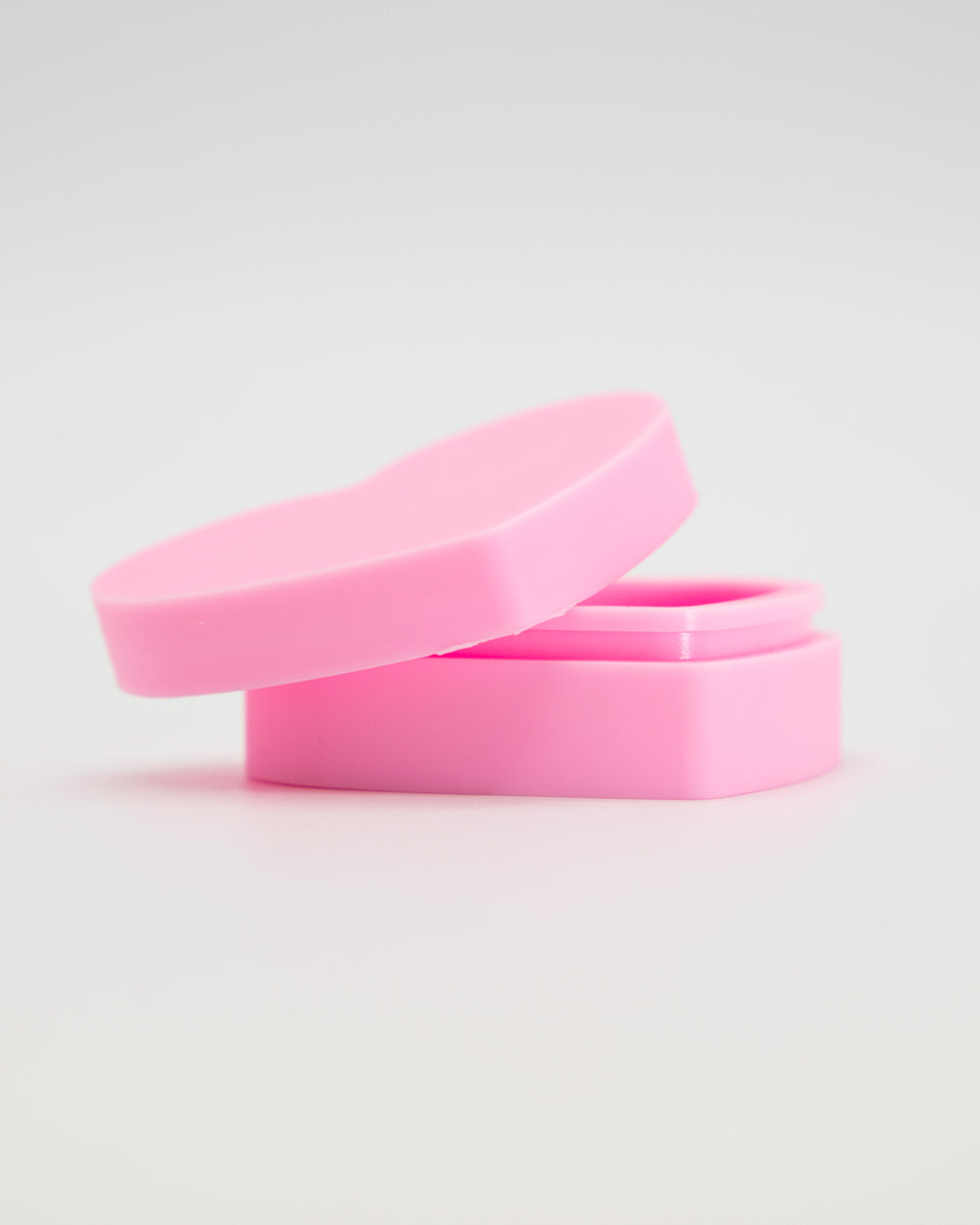 Heart Shaped Silicone Trinket Box - Pink