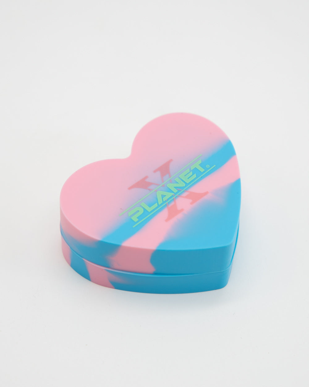Heart Shaped Silicone Trinket Box - Blue & Pink