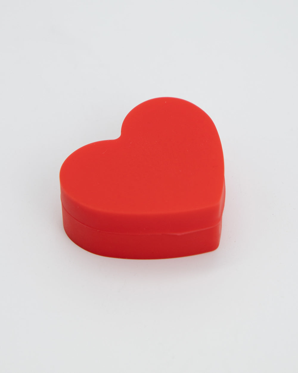 Heart Shaped Silicone Trinket Box - Red