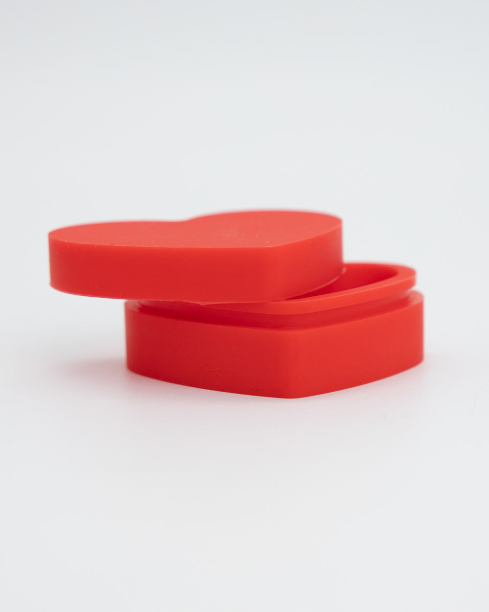 Heart Shaped Silicone Trinket Box - Red