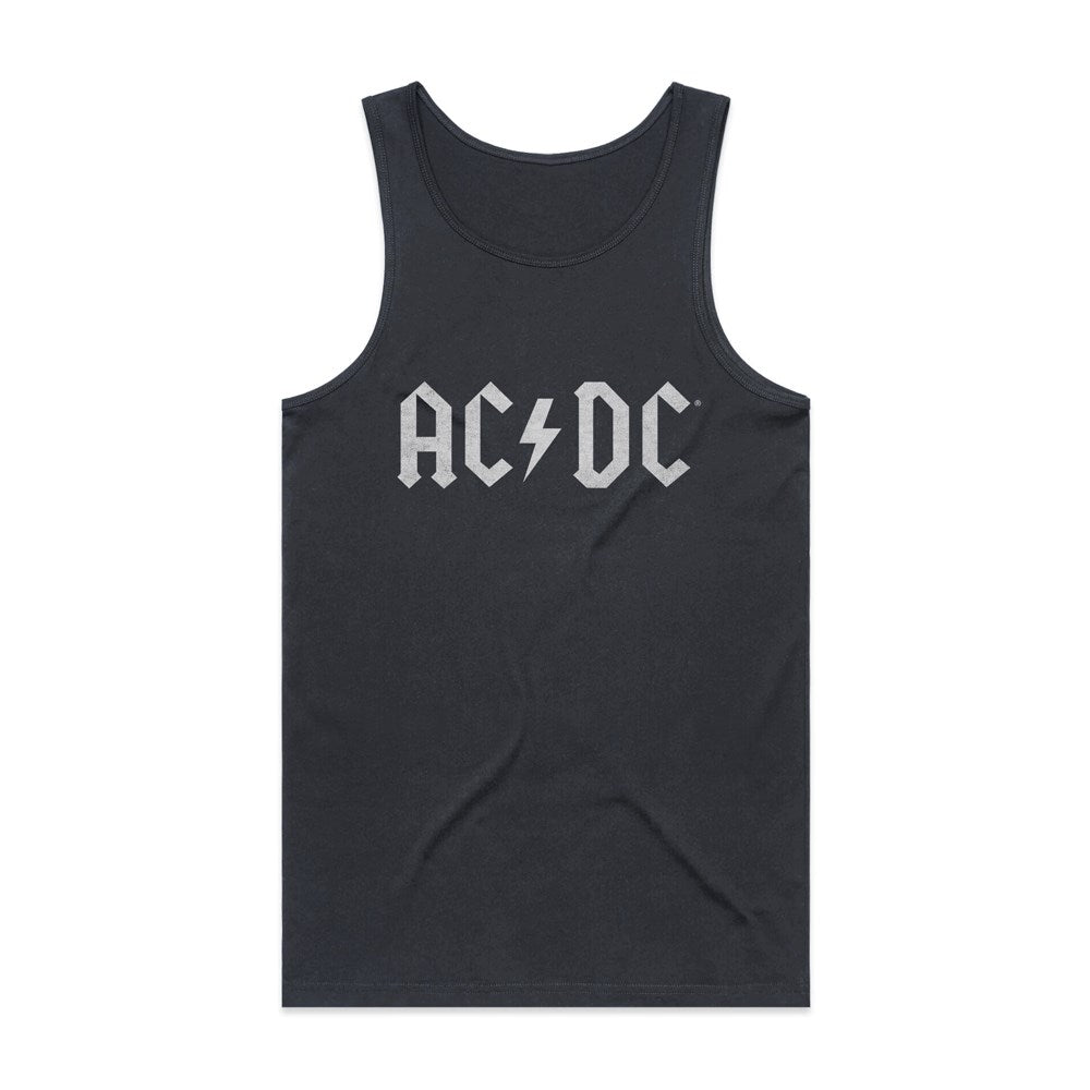 AC/DC - White Logo Black Tank – Off Ya Tree