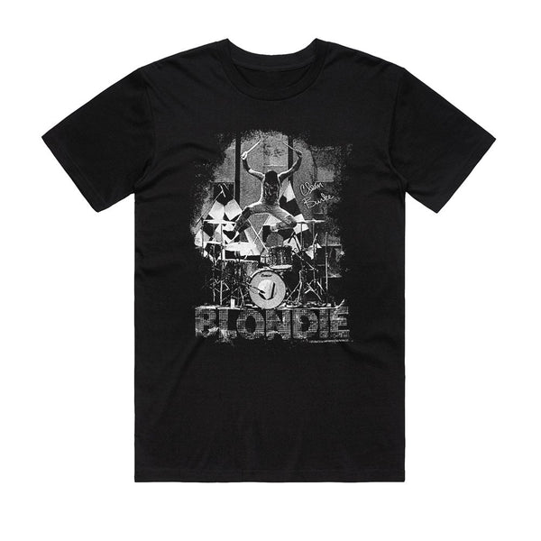 Blondie - Clem Burke - Black T-shirt (Limited Tour Item)