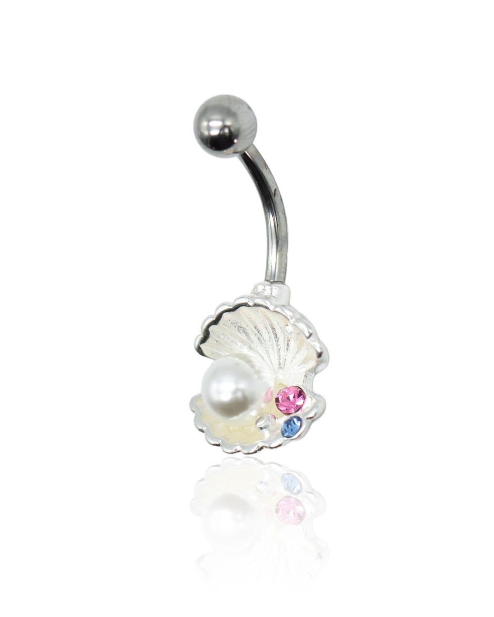 Under The Sea Clam Shell Navel Bar – Off Ya Tree
