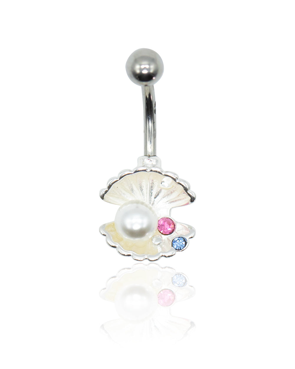 Under The Sea Clam Shell Navel Bar – Off Ya Tree