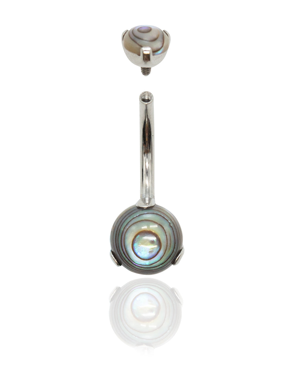 Abalone Shell Navel Bar