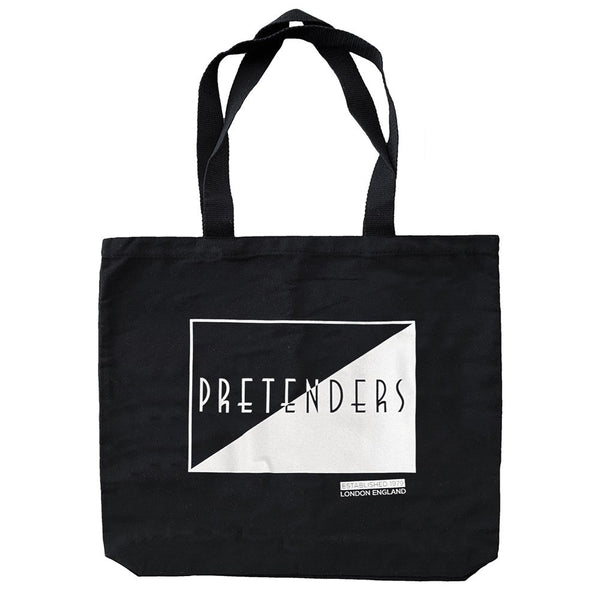 The Pretenders - Diagonal - Black Tote Bag